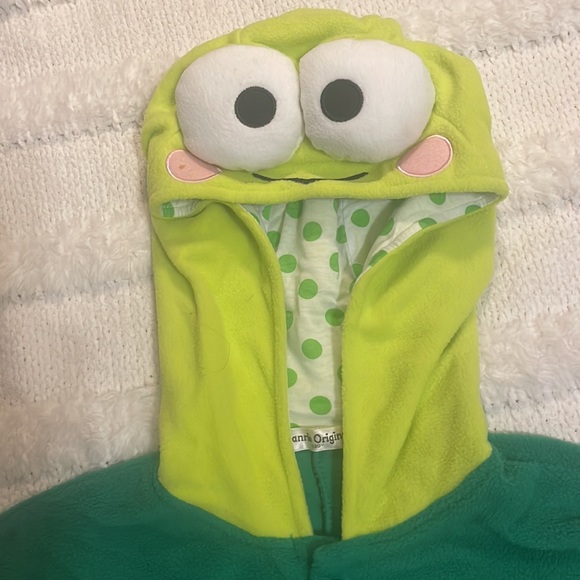 Sanrio Costumes Sanrio Frog Costume Kerokeroppi Kigurumi Character